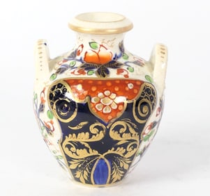 Antique Derby Miniature Vase