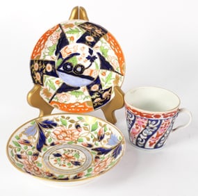 Three Pieces of English Dragon Pattern China