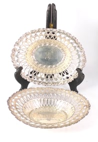Pair of Sterling Oval Dishes