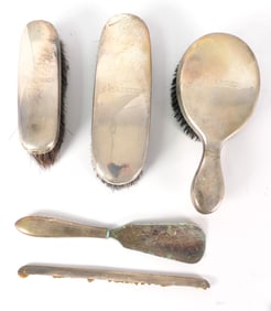 Five Piece Sterling Vanity Set