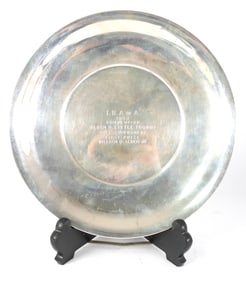 Personalized Sterling Silver Plate
