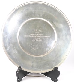 Personalized Sterling Silver Plate