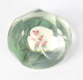 Early Chinese Art Glass Paperweight