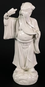 Blanc de Chine Chinese Scholar Figure