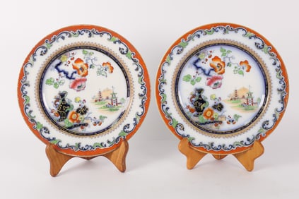 Pair of Mason Ironstone Plates