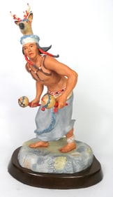 Cybis "Yaqui Deer Dancer" Statue