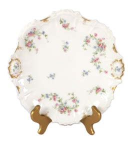 Scalloped Limoges Cookie Plate