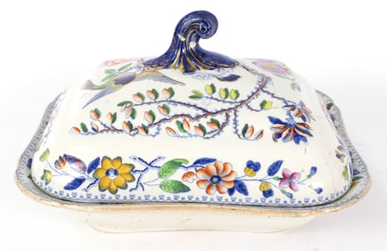 Stone China Transferware Tureen