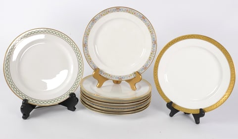 Ten Limoges Salad Plates