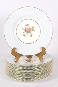 Twelve Minton China Dessert Plates