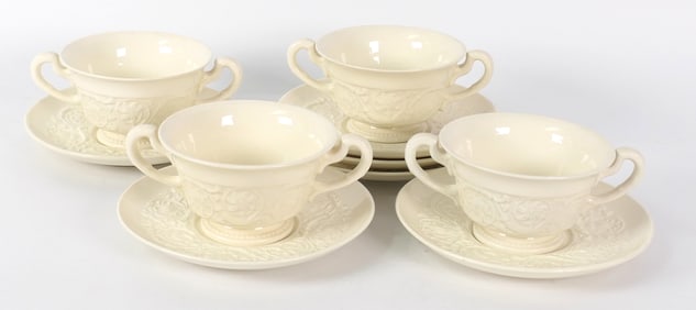 Wedgewood Bouillon Cups and Saucers