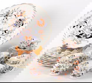 Service for Eight Booths Dinnerware in Fresian Pattern