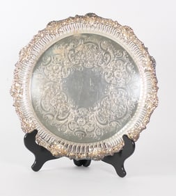 Ellis Barker Silverplate Tray