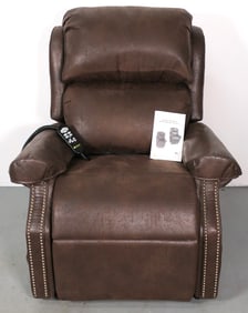 Leather Remote Control Lift Chair