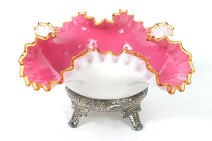 Davidson England Art Glass Bowl