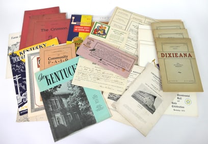 Assorted Kentucky Ephemera