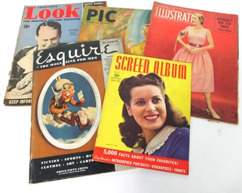 Five Vintage Magazines