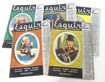 Vintage Esquire Magazines