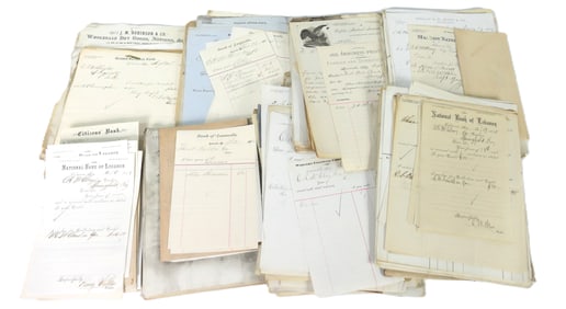 Assorted Bank Ephemera
