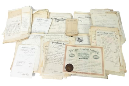Assorted Bank Ephemera
