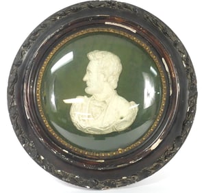 Framed Lincoln Medallion
