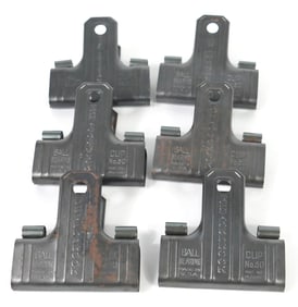 Six Esterbrook Ball Bearing Clips