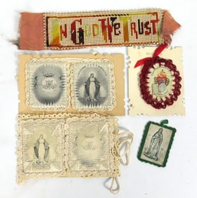 Scapular and Jesus Medallion