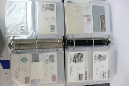 Two Binders of First Day Issue Stamp Cards