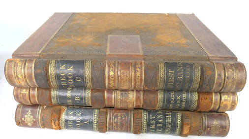 Three Bank Ledgers