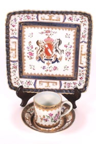 Three Antique Samson Porcelain Pieces
