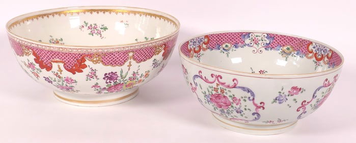 Two Antique Samson Porcelain Bowls