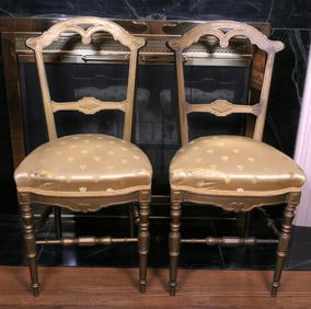 Pair of Louis XV Style Side Chairs