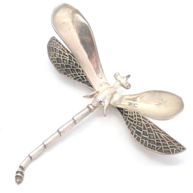 Sterling Dragonfly Pin
