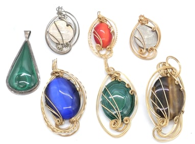 Wire Wrapped Pendants