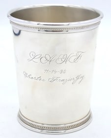 Monogrammed Sterling Mint Julep Cup