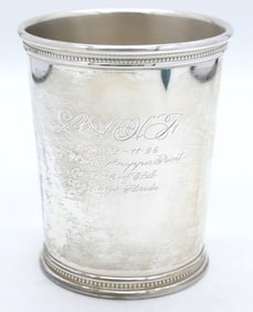 Monogrammed Sterling Mint Julep Cup