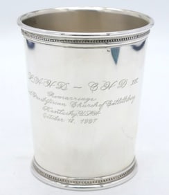Monogrammed Sterling Mint Julep Cup