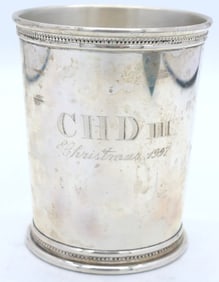 Monogrammed Sterling Mint Julep Cup