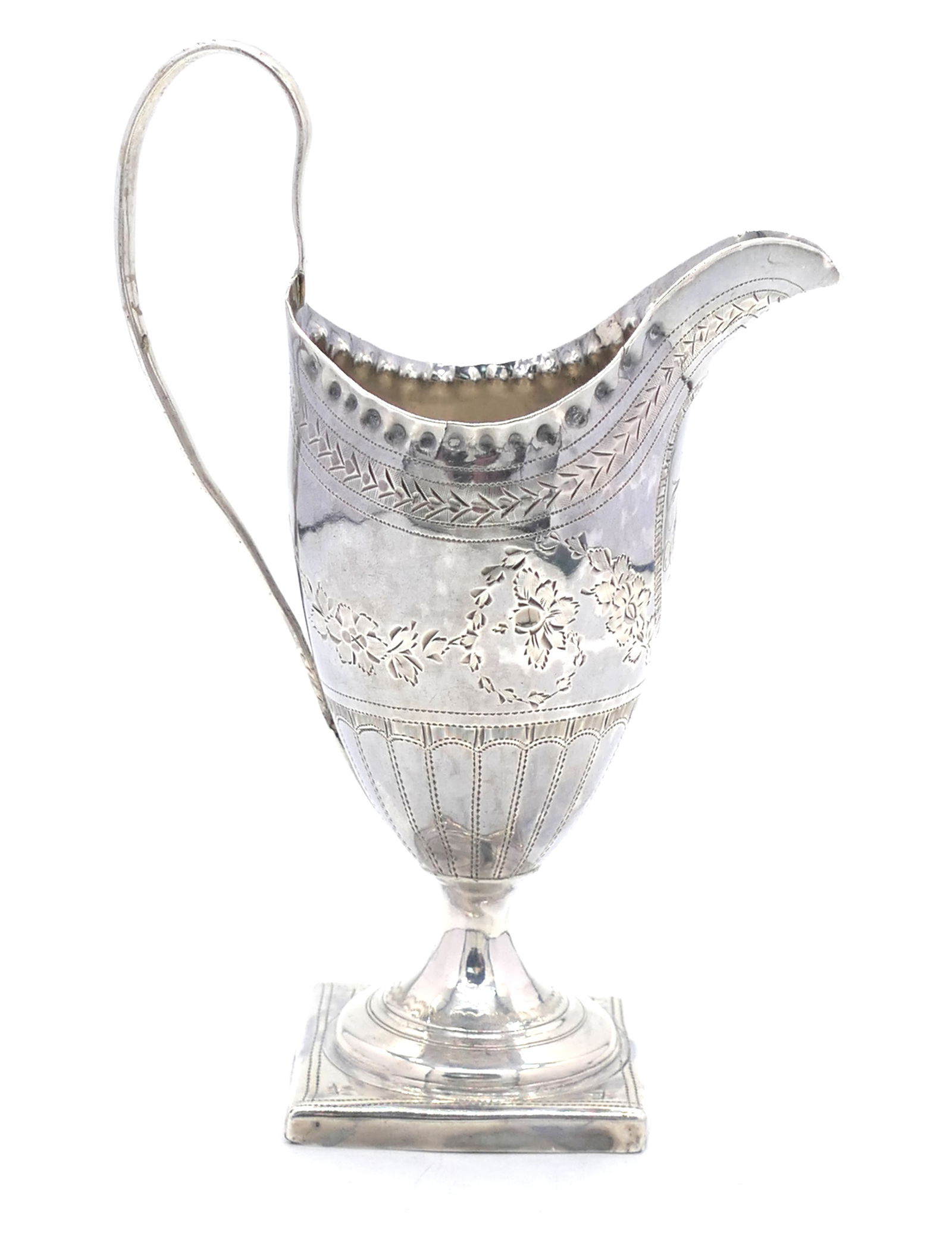 Sterling Cream Pitcher On Footed Square Base (1 of 8)