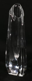 Baccarat Triangular Rosebud Vase