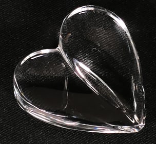 Steuben "Loving Heart" Paperweight