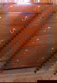 Circa 1940's Mahogany Chest