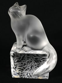 Lalique Sitting Cat