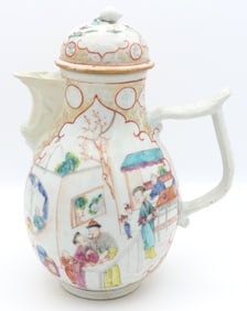 Antique Chinese Export Lidded Pot