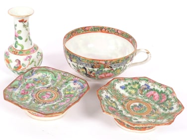 Four Antique Chinese Export Pieces