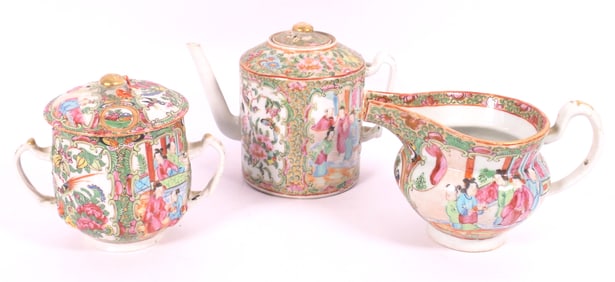 Antique Porcelain Tea Set
