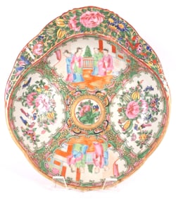 Antique Rose Medallion Shrimp Bowl