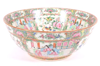 Antique Rose Medallion Large Bowl