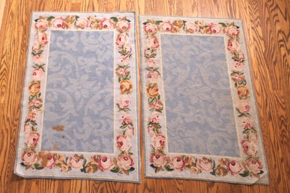 French Aubusson Hand Crafted Needlepoint Rug