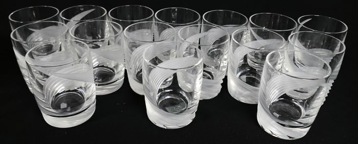 Sixteen Lenox Windswept Lowballs